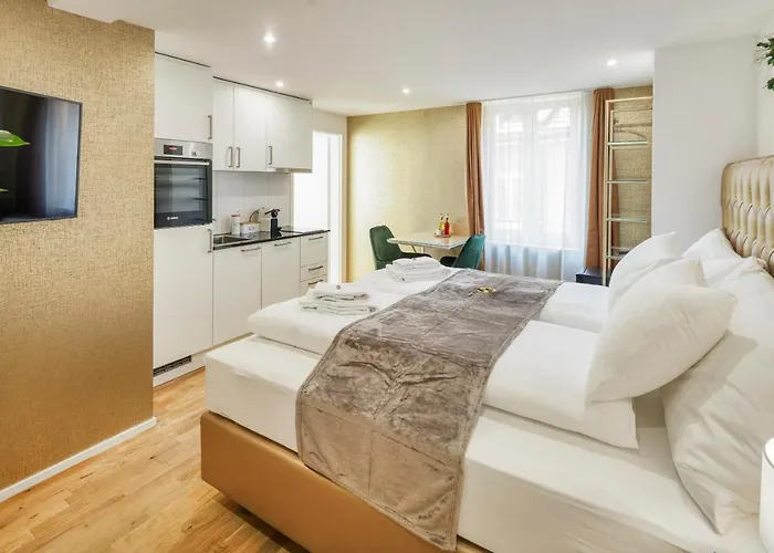 Hotel apartamentowy Visimo Steigerstrasse St Gallen - Modern Living Near Olma & Hospital St. Gallen